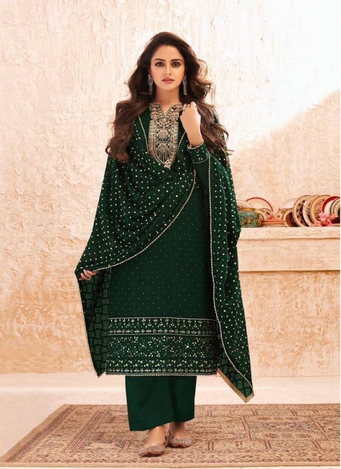 GULKAYRA NAZMIN Latest Fancy Designer Stylish Festive Wear Real Georgette Heavy Salwar Suit Collection